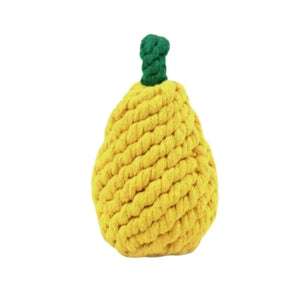 Pear Macrame Rope Toy - zoomies - Cut The Rope Toys