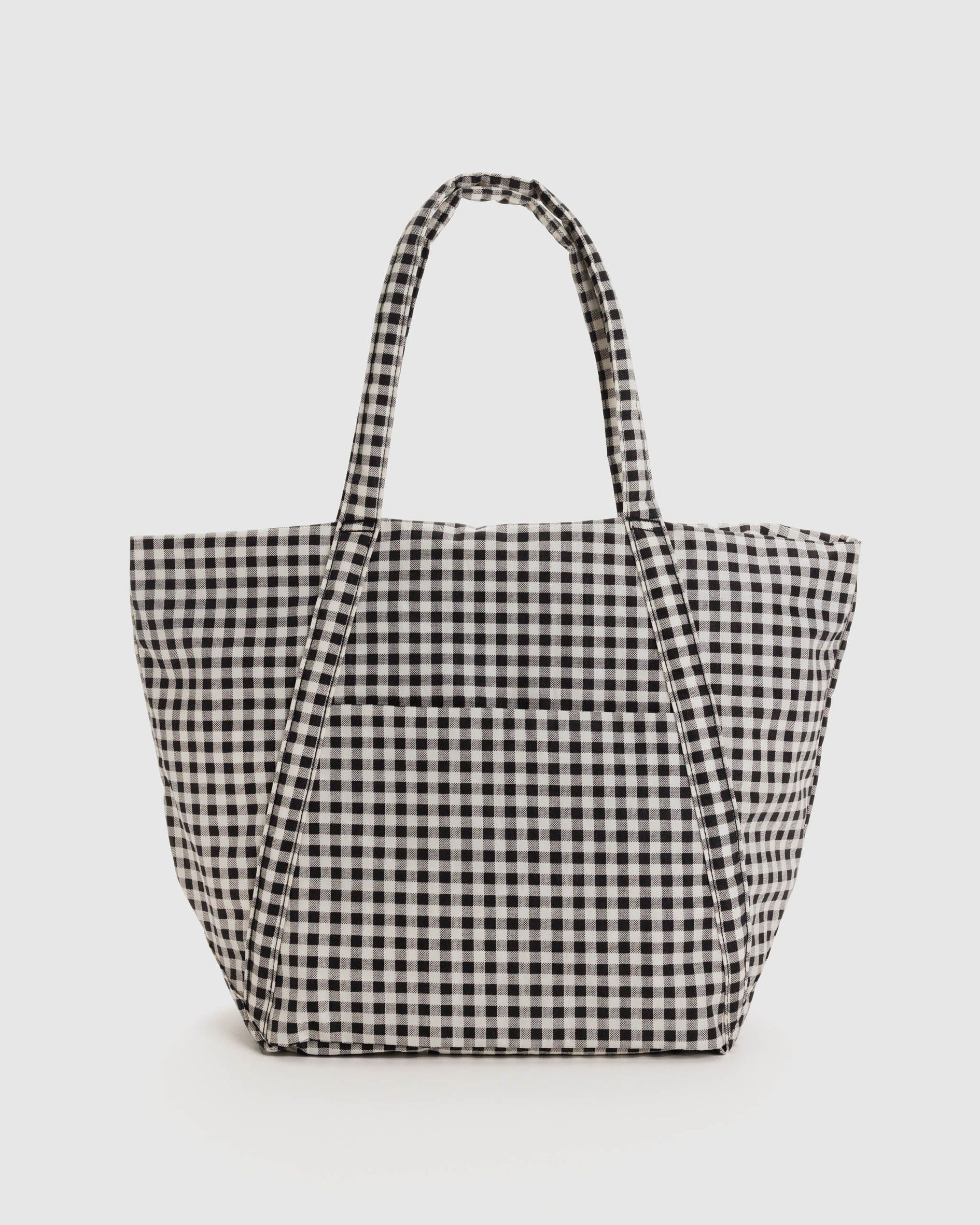 Cloud Bag - Black & White Gingham