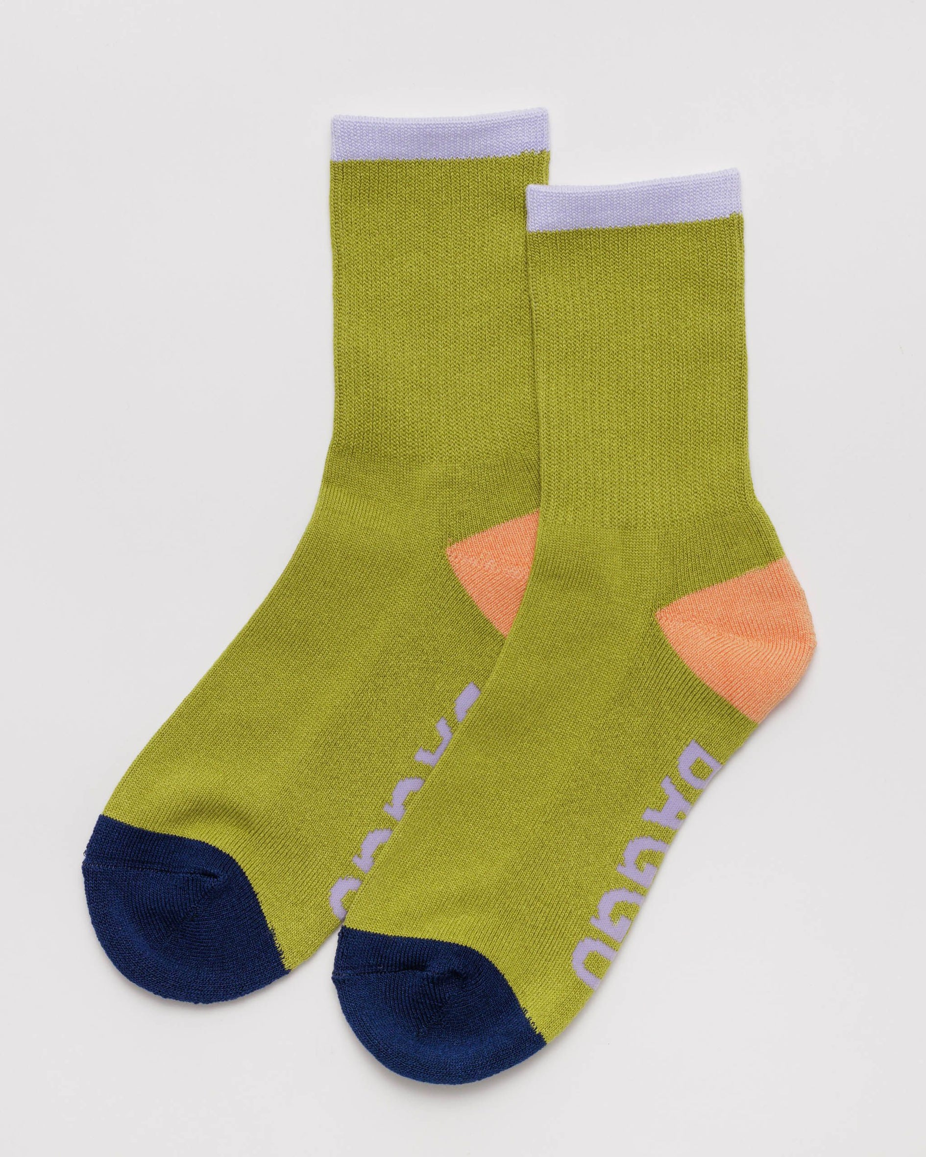 Ribbed Sock - Lemongrass Mix Small