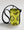low res Puffy Water Bottle Sling - Yellow Happy