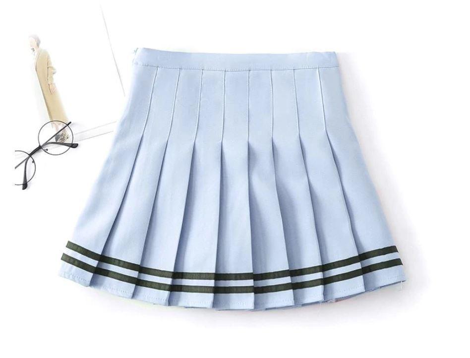 AESTHETIC Kawaii Pleated Tennis Skirt - (5 Colors) – DDLGWorld