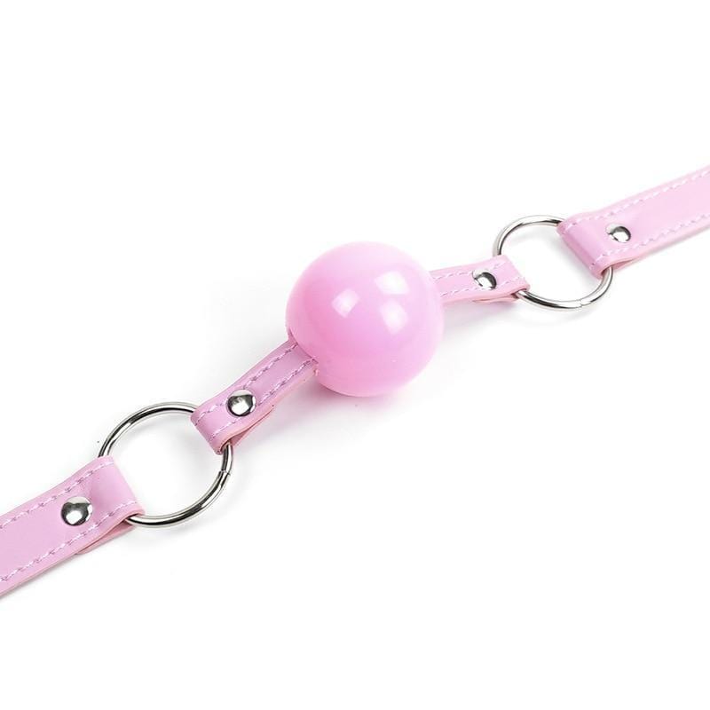 Ddlgworld Pastel Pink Open Mouth Ball Gag