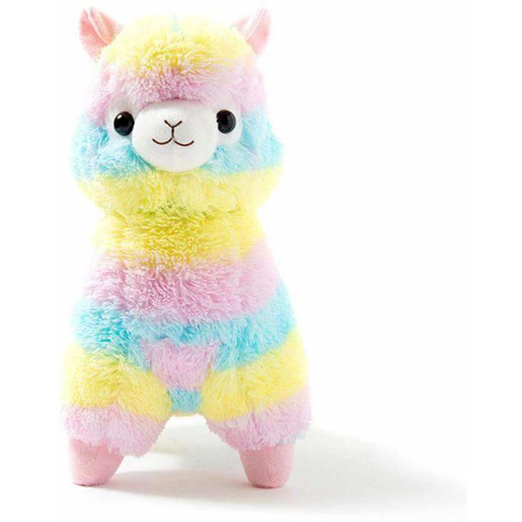 pastel alpaca plush