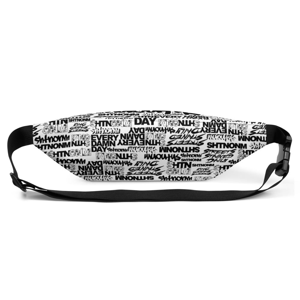 white fanny pack