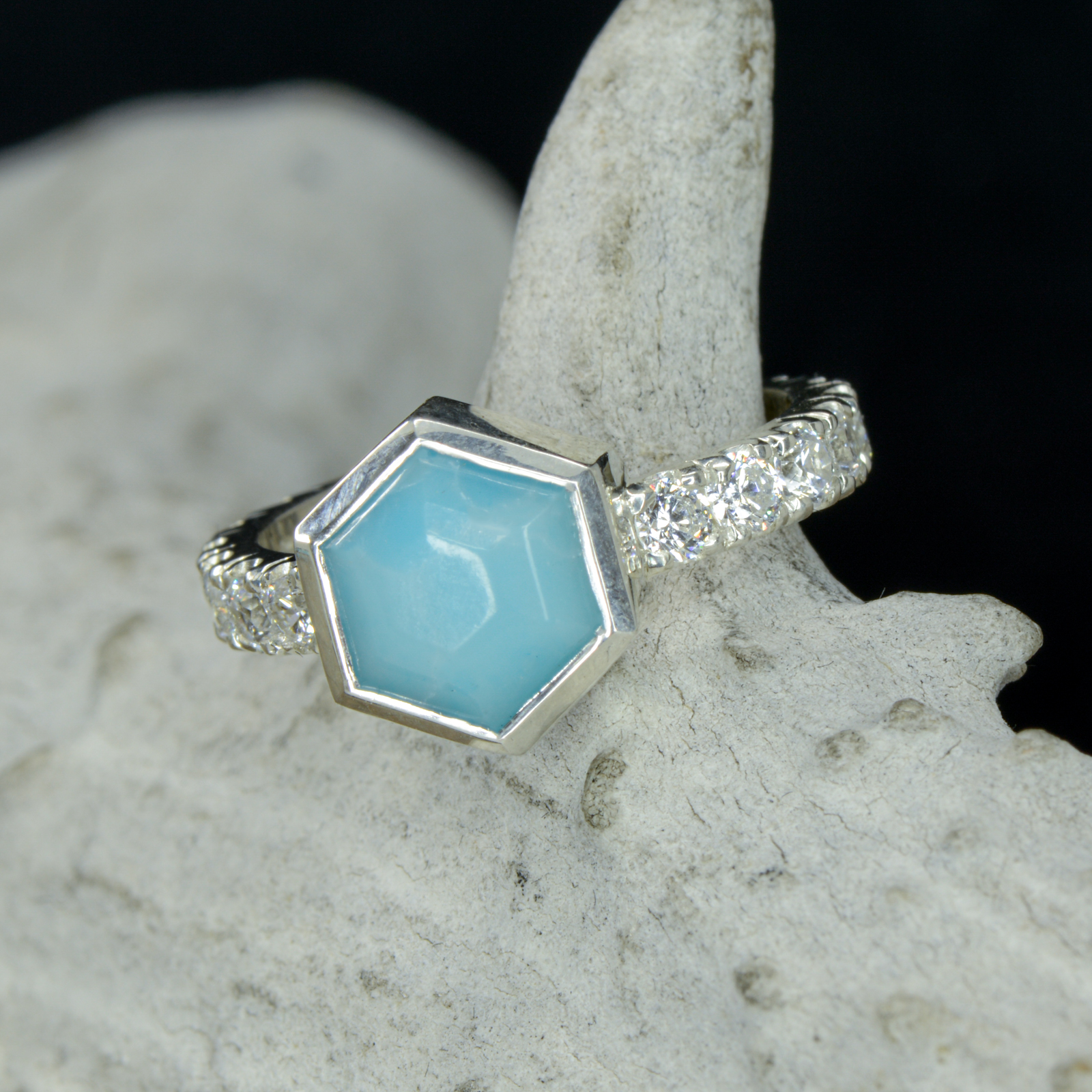 larimar wedding ring