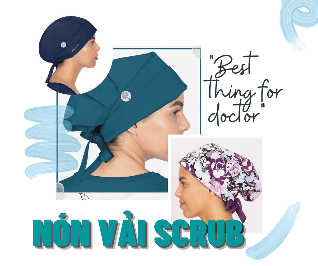 49P Nón vải Scrub