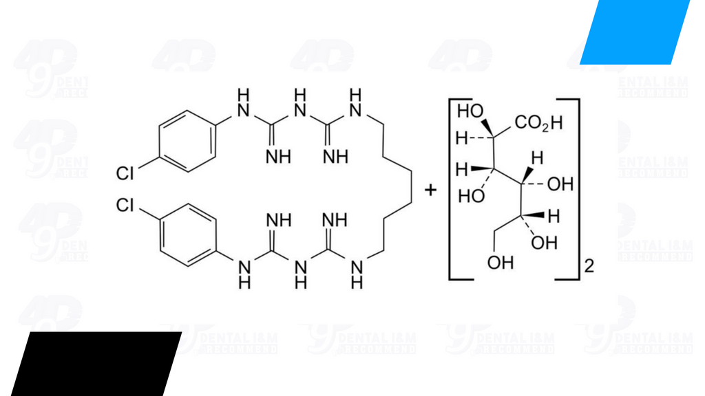 Công thức hoá học của CHX - Chlorhexidine Gluconate - 49P