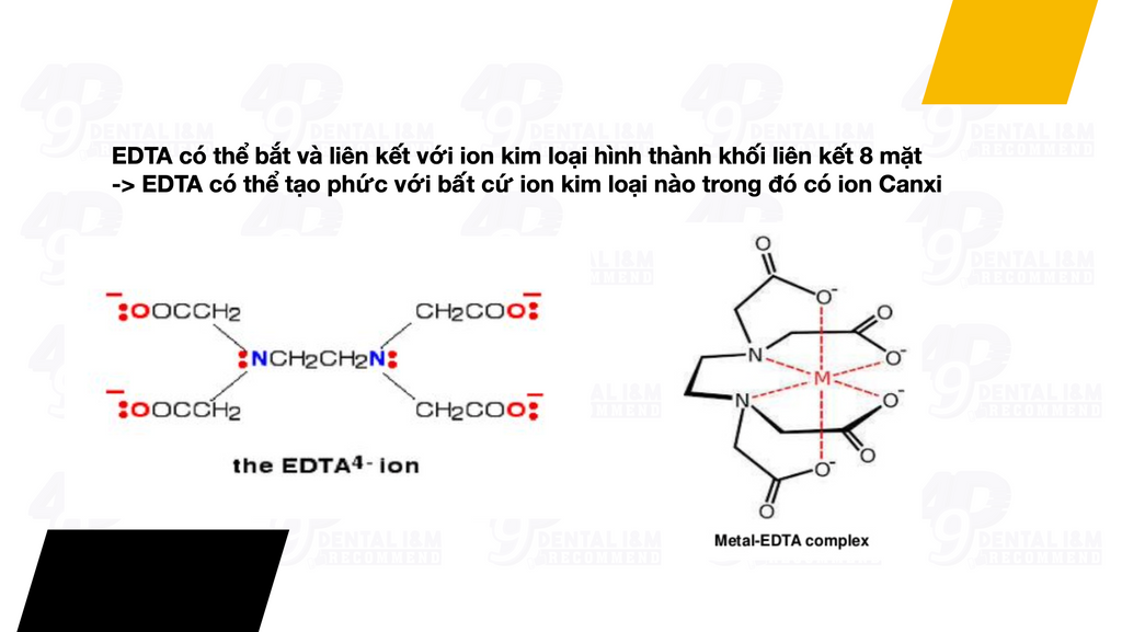 EDTA và khả năng nhũ tương hoá mọi ion kim loại - 49P