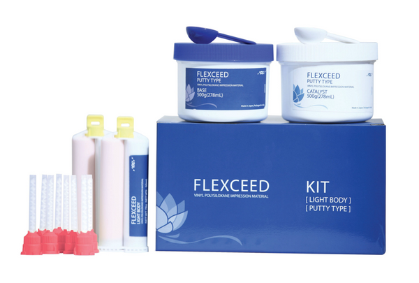 Bộ kit cao su lấy dấu đặc & lỏng FLEXCEED GC - 49P