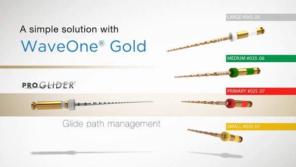 Sử dụng phối hợp Waveone Gold Glider với trâm xoay lắc Waveone Gold Dentsply Sirona - 49P