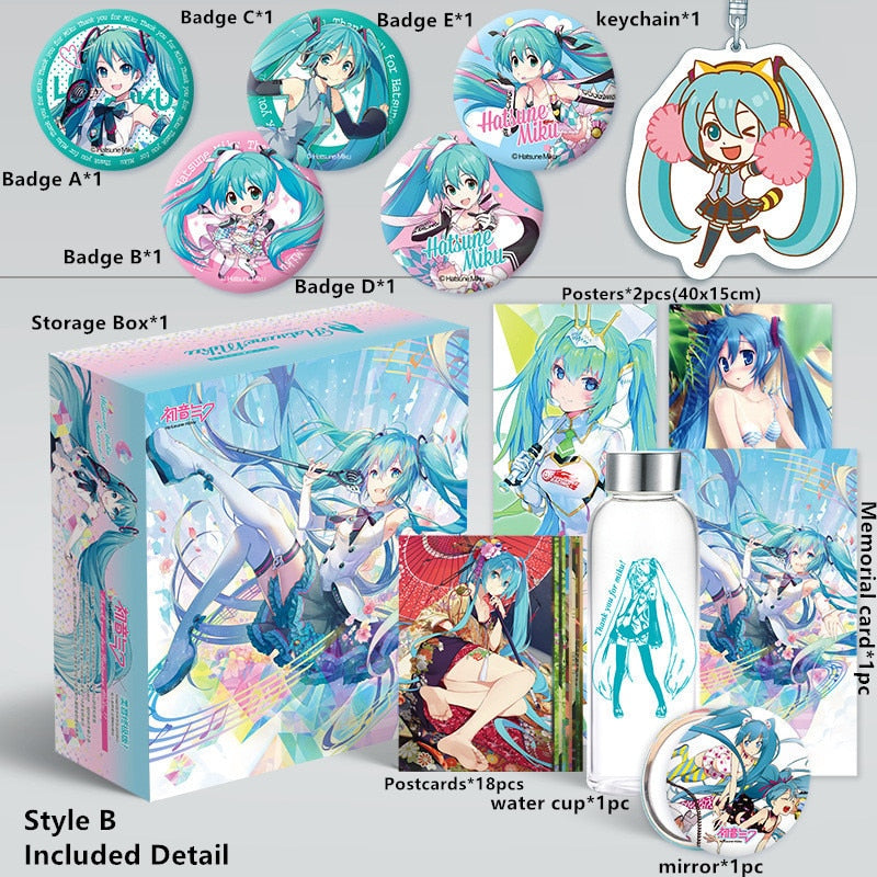 Hatsune Miku Sticker Toy Gift Box All in One
