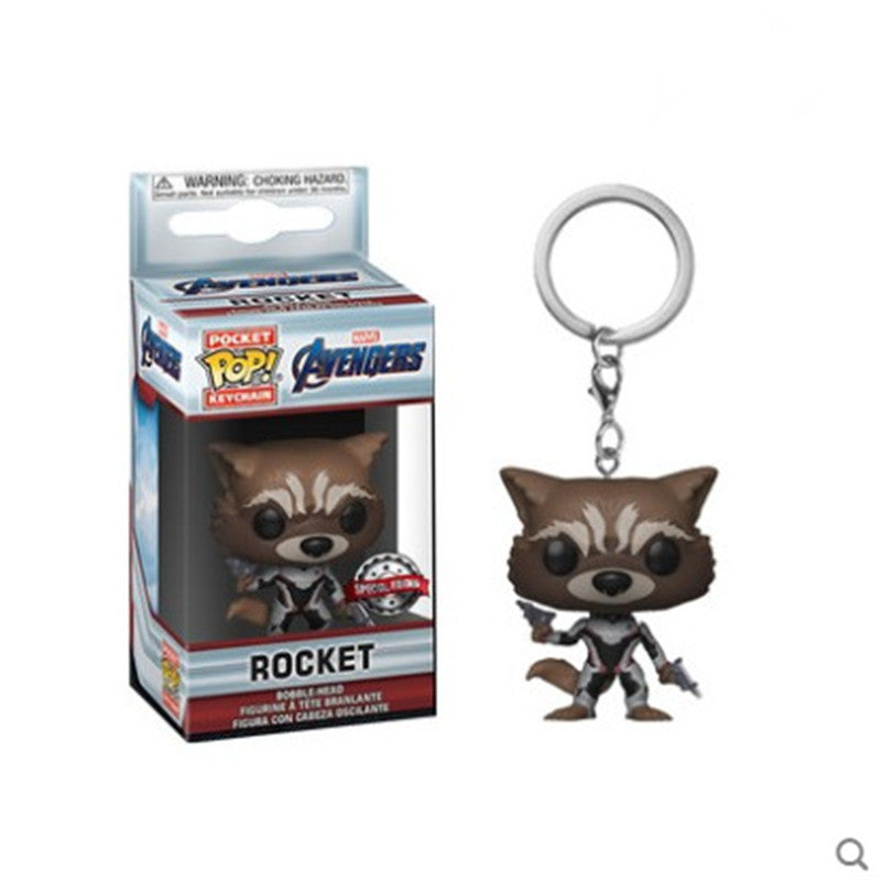 Funko Pop Marvel Avengers Endgame Keychain Pocket Pop Funny Toys Tina Store - racoon box roblox