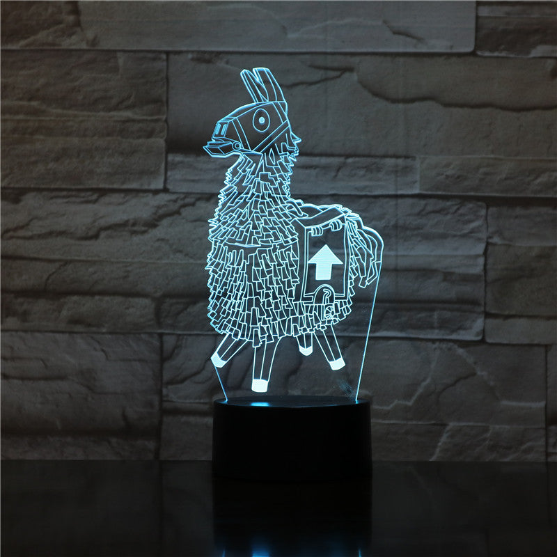 Fortnite Battle Royale Night Light Led Mount Alpaca Llama Decorative - fortnite battle royale night light led mount alpaca llama decorative lamps child kids gift