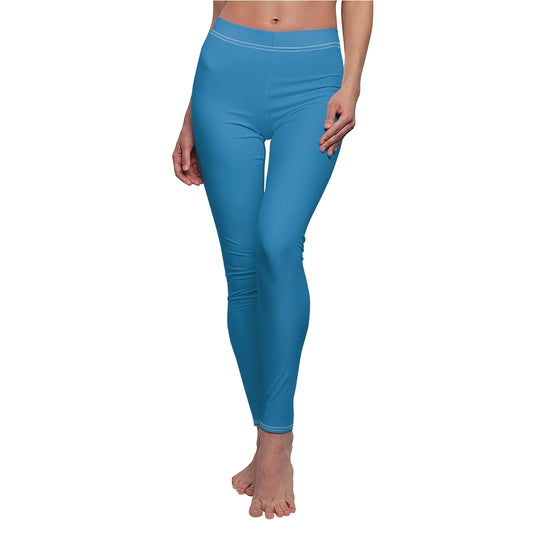 Go Colors Women Turquoise Blue Solid Ankle Length Leggings Price