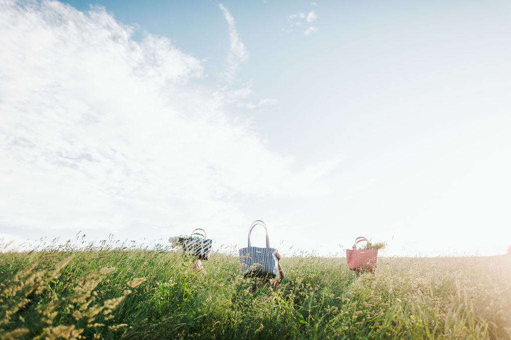 coated canvas totes