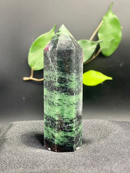 Ruby Fuchsite Tower $55 — Aus Crystals