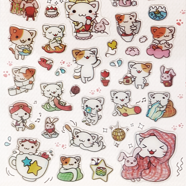 Little Cat Stickers Chibi Dragon