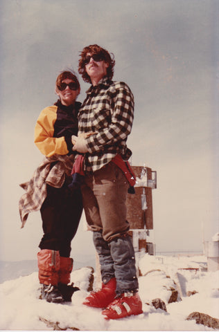 Mom & Dad top of Mount Washington, NH