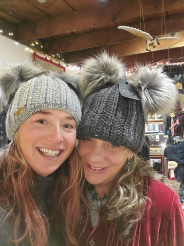 Silly hats at the warren store