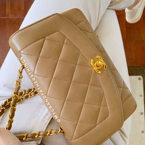 Chanel Mini Diana Bag Beige