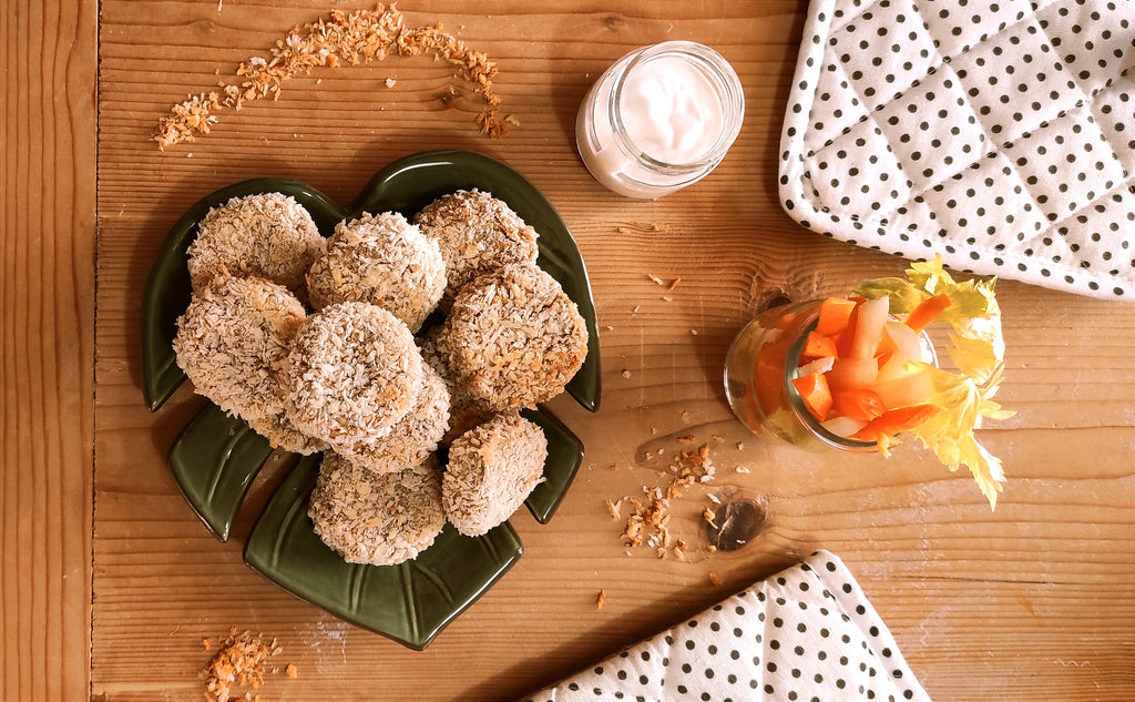 Bocconcini di ceci impanati nel panko