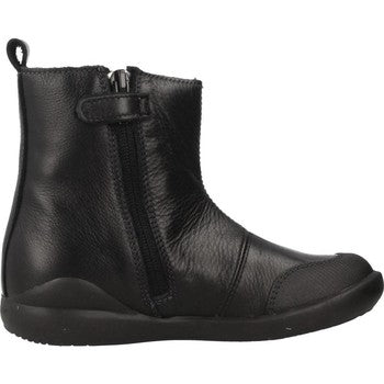 childrens black leather boots