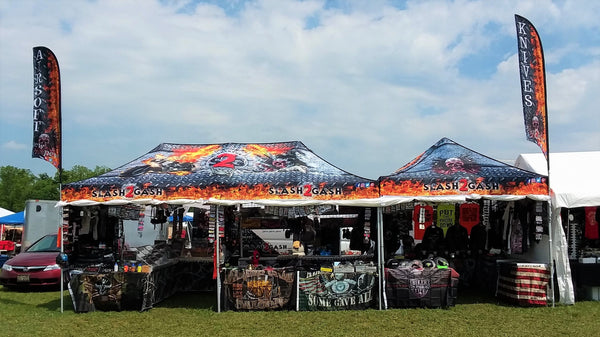 Slash2Gash S2G Knives, Motorcycle Biker Apparel, Airsoft Guns, Self Defense & more - Reinersville Traders Days/Swap Meet/Festival