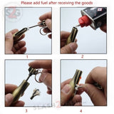 Grenade Fire Starter - Emergency Permanent Match Survival Key Chain
