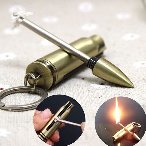 fire starter necklace bullet