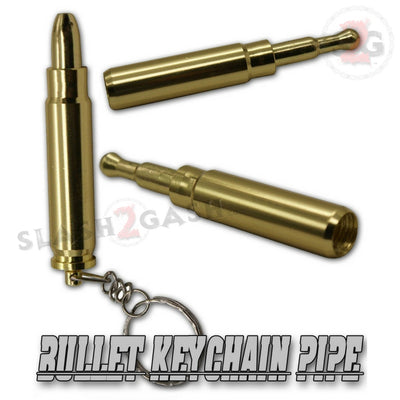 69MM Portable Metal Smoking Pipes Bullet Key Ring Shape Unique Aluminum  Metal Filter Pipe Export Quality Product From Reasonable11, $1.6