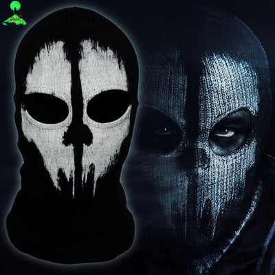 Call of Duty Modern Warfare 2 Skull Mask Full Face Helmet Hood Game Fancy  Dress