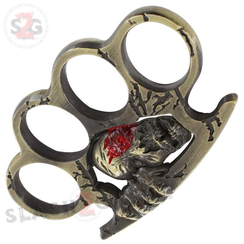 2022 New Polymer Full Finger Brass Knuckles Self Defense - Non