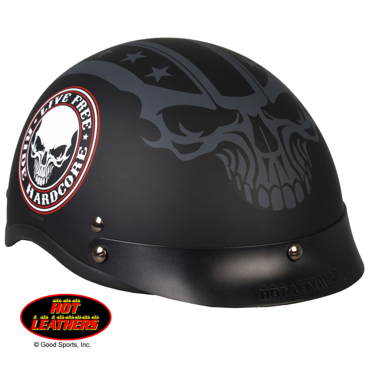 hot leathers motorcycle helmets