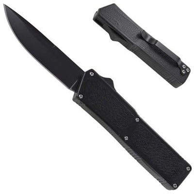 Lightning OTF Knife Dark Cloud Black Automatic Dual Action | Slash2Gash |  Reviews on 