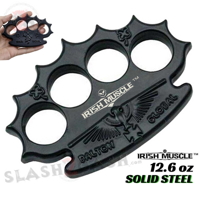 Irish Muscle Dalton Global Brass Knuckles Spiked Paperweight