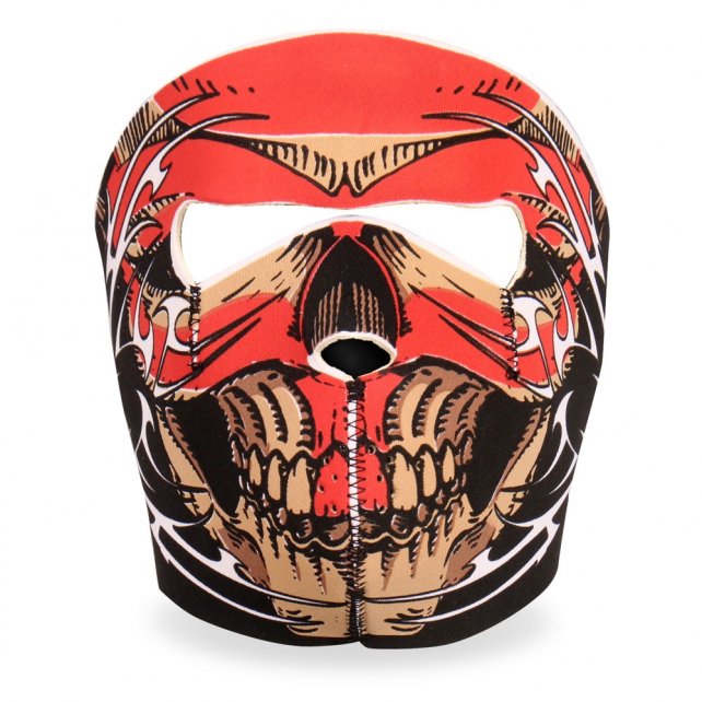 Hot Leathers Red Skull Face Neoprene Face Mask Tribal – Slash2Gash