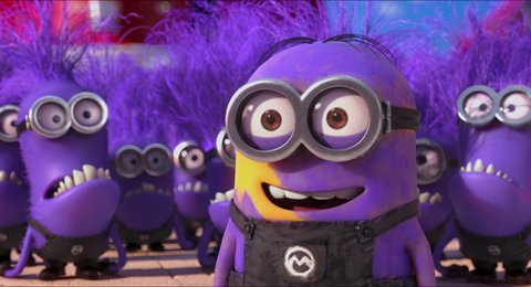 evil purple minion