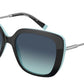 Tiffany TF4177 Butterfly Sunglasses  80559S-BLACK ON TIFFANY BLUE 55-17-140 - Color Map black