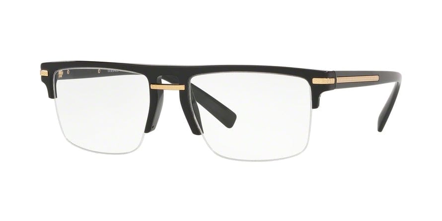 versace rectangle eyeglasses