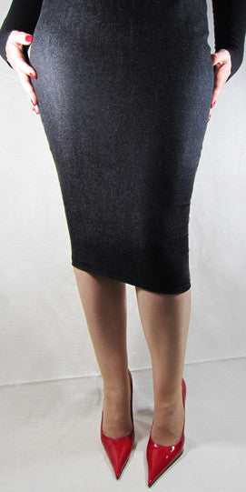 Hobble Skirt Knee Length - Denim – The Little Black Hobble Skirt