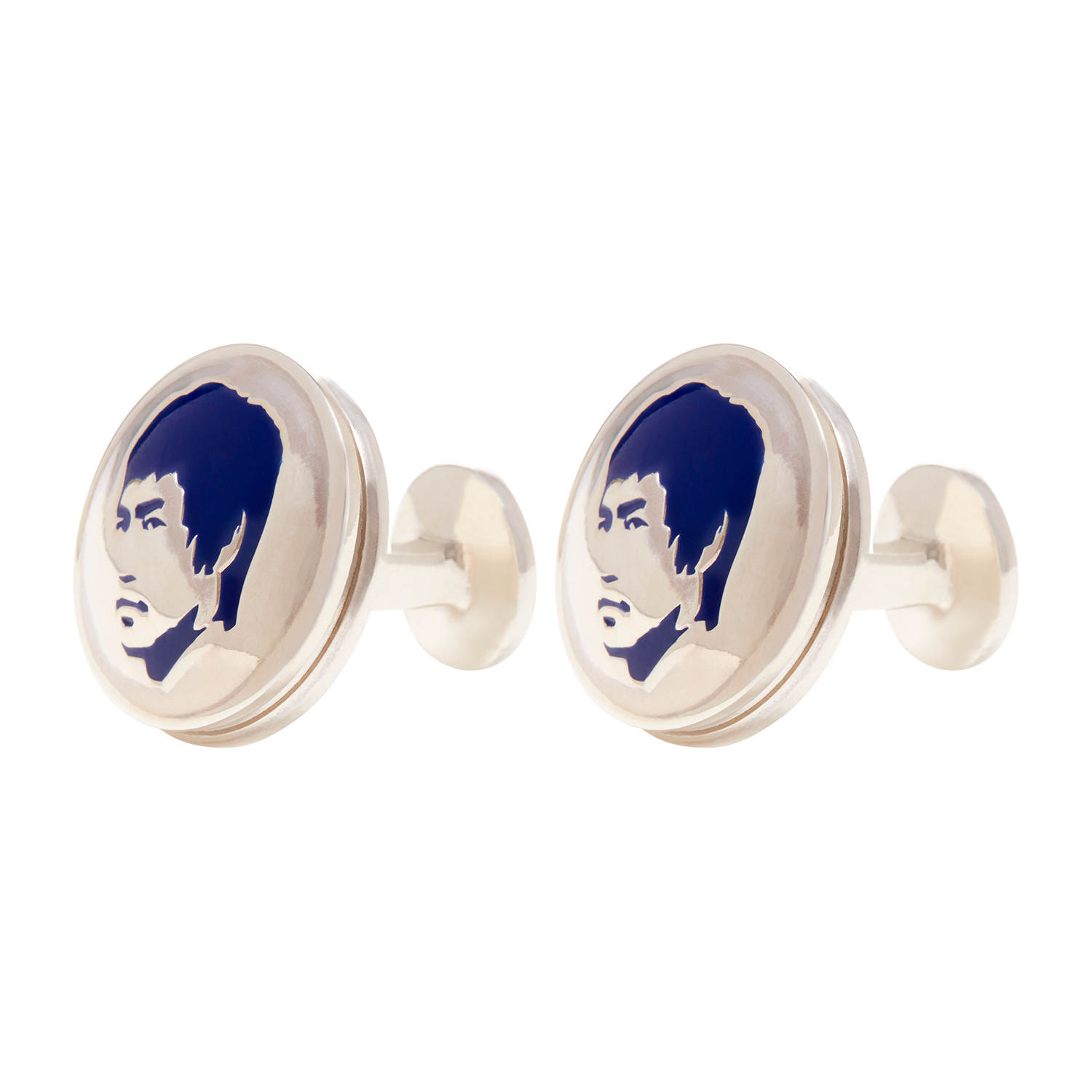 Bruce Lee No.2 Cufflink Front x 1