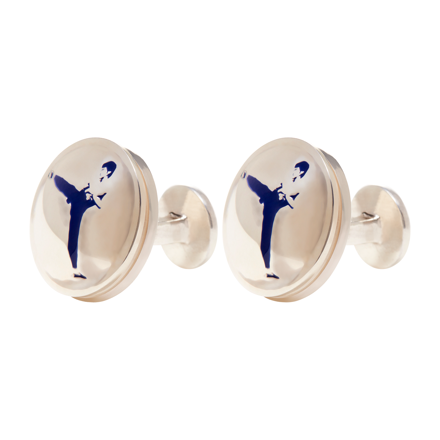 Bruce Lee Cufflink Front x 1