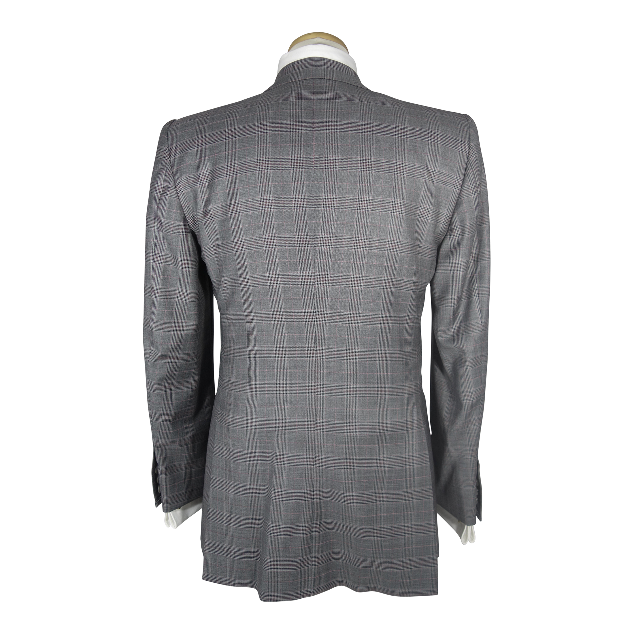 Grey Plaid Suit - 40R
