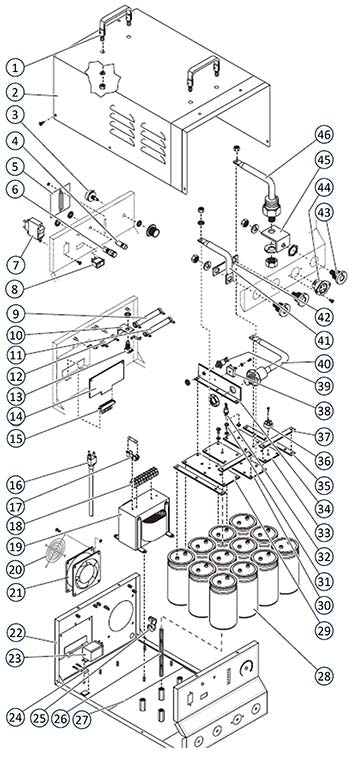 Midwest Fasteners CD100 Exploded View Diagram