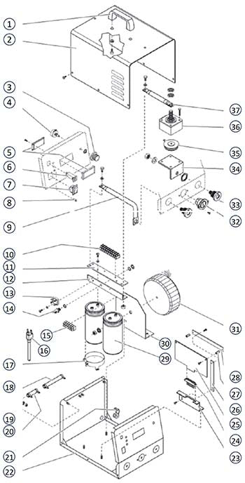 Midwest Fasteners Eagle Exploded View Diagram