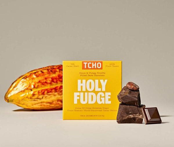 tcho holy fudge chocolate bar