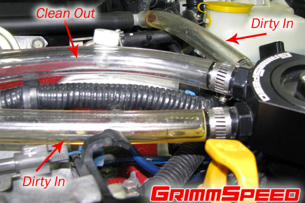GrimmSpeed Air/Oil Separator for Subaru WRX STi