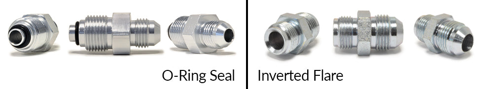 Russell Power Steering Adapters Inverted Flare Style vs O-Ring Seal