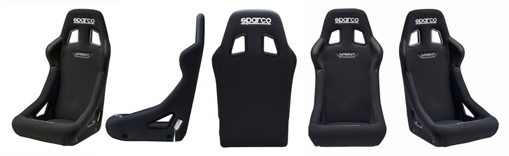Sparco Seat Competition Series Sprint Black Cloth (008235NR)