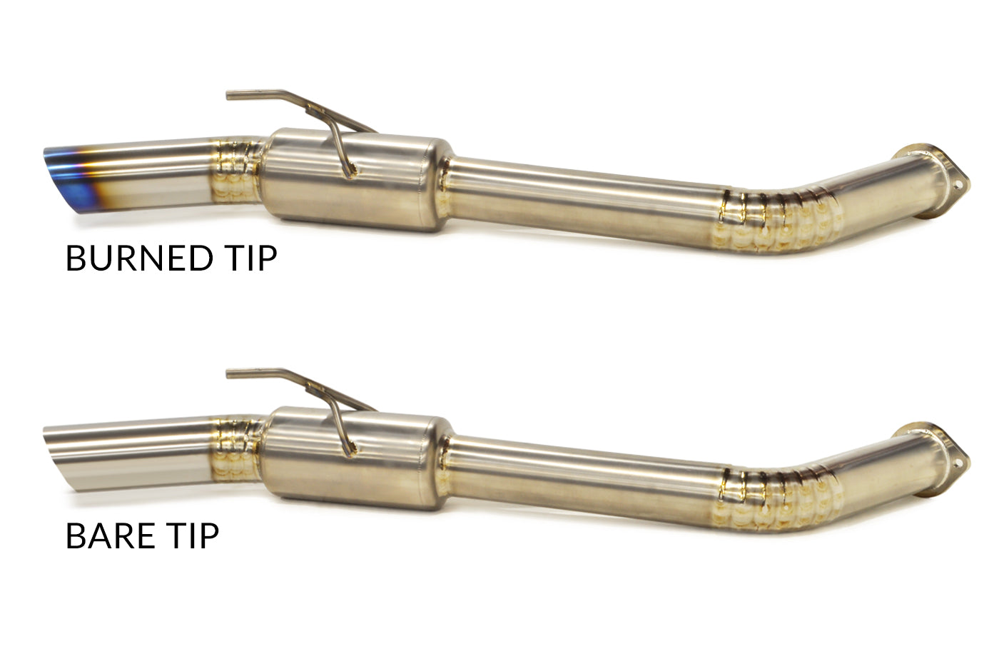 Burned vs Bare Exhaust Tip